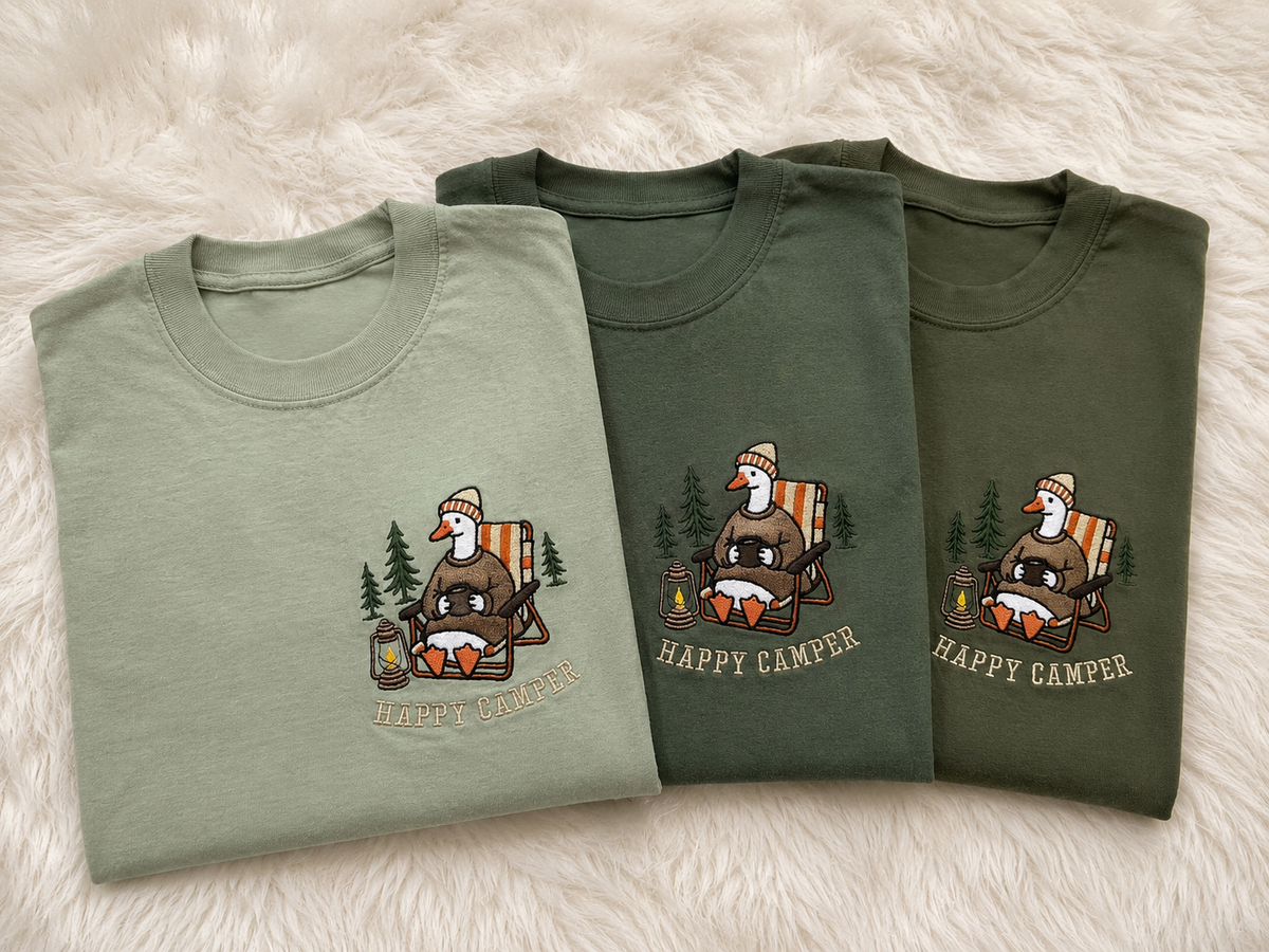 Happy Camper Goose Tee