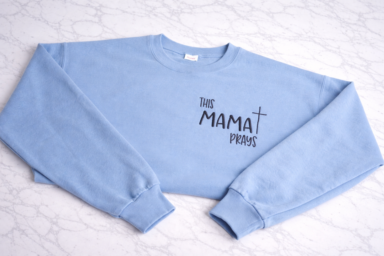 This Mama Prays Crewneck