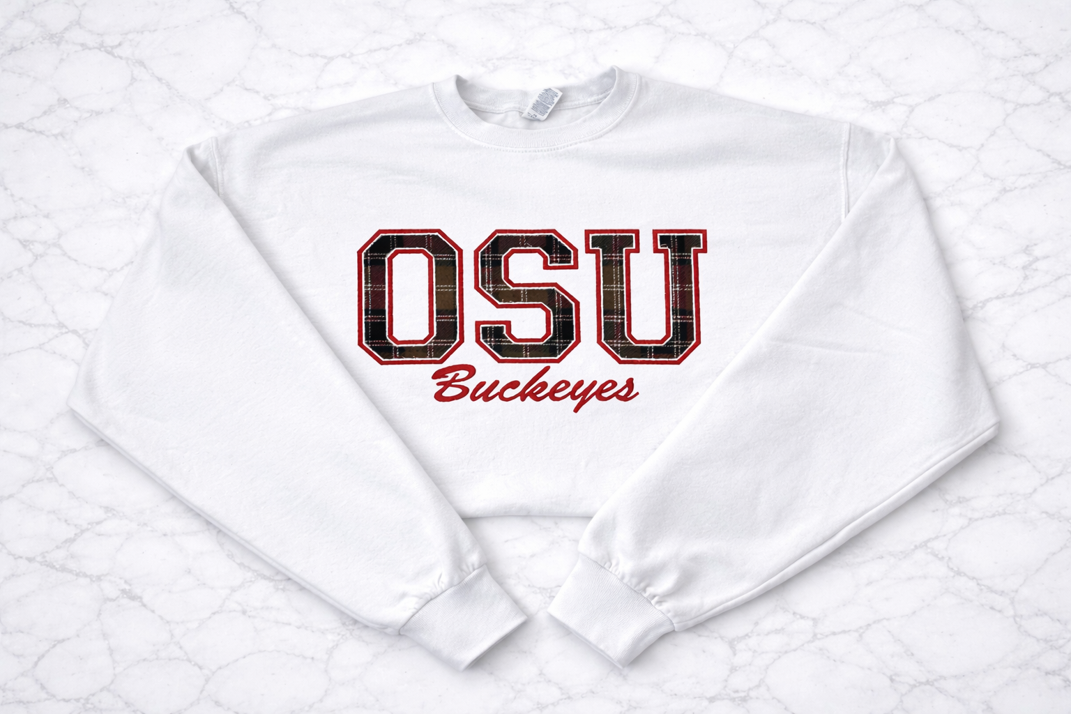 OSU Flannel Crewneck