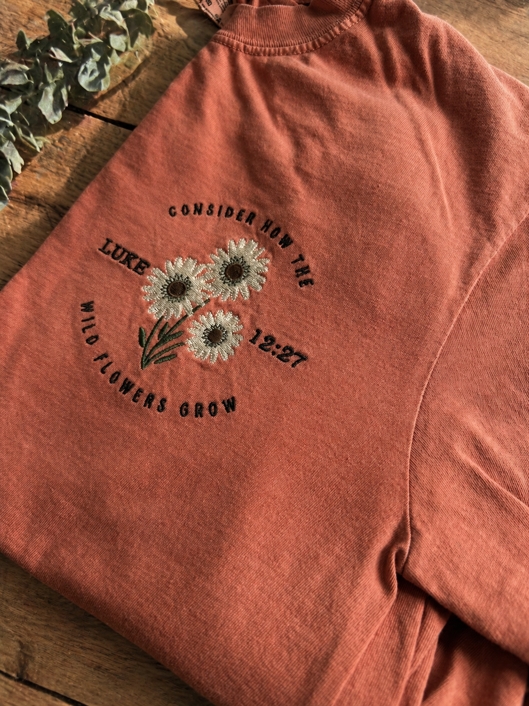 Consider The Wildflowers Long Sleeve Tee