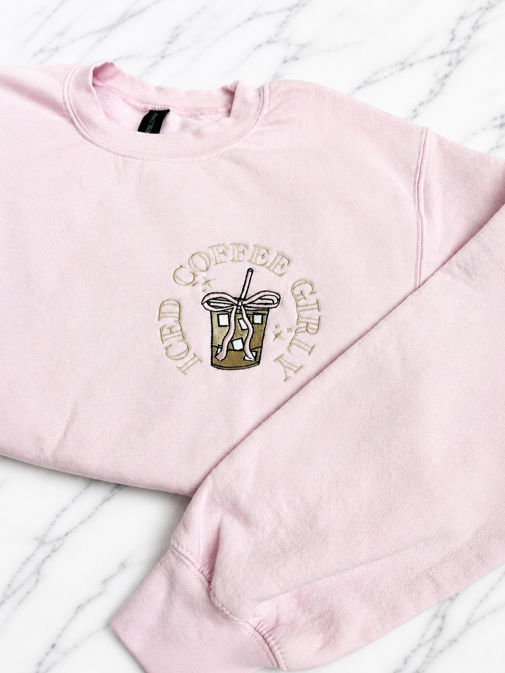 Iced Coffee Girly Crewneck