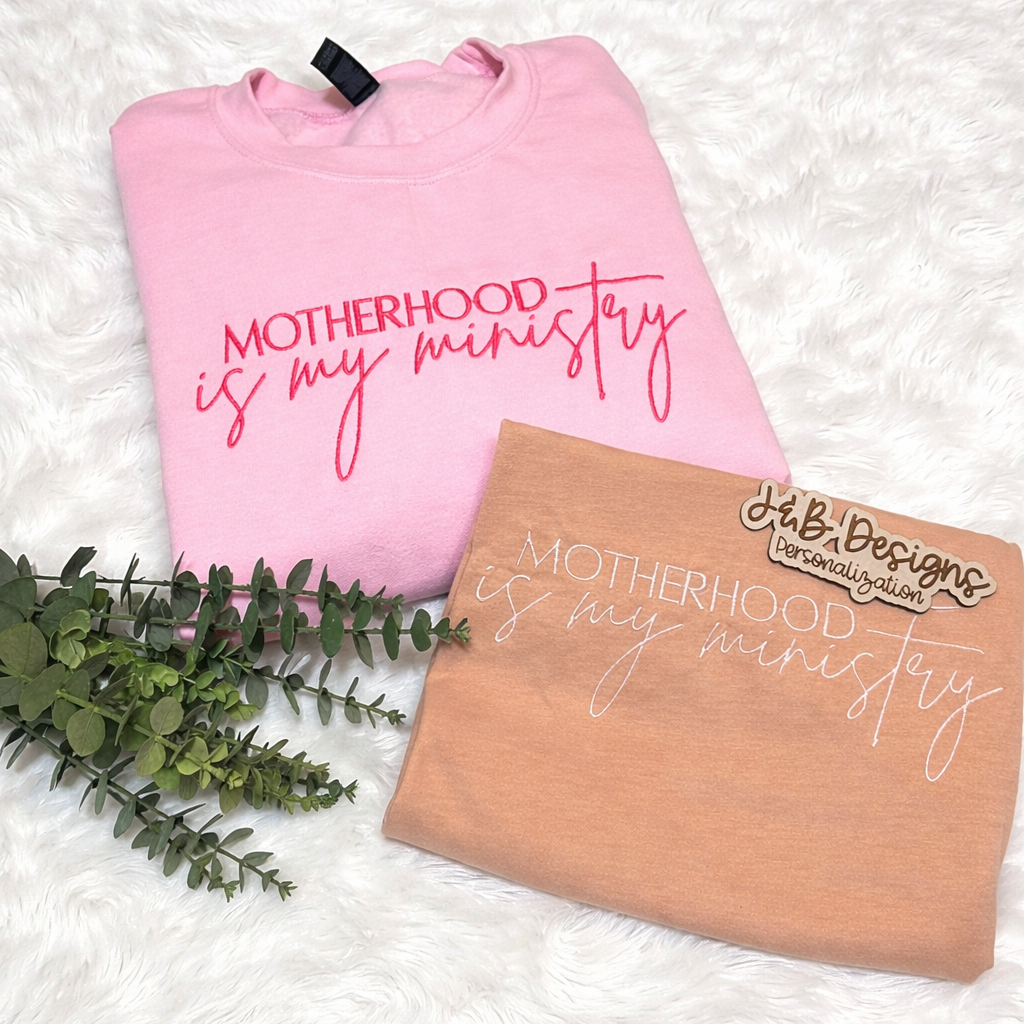 Motherhood is my Ministry Crewneck