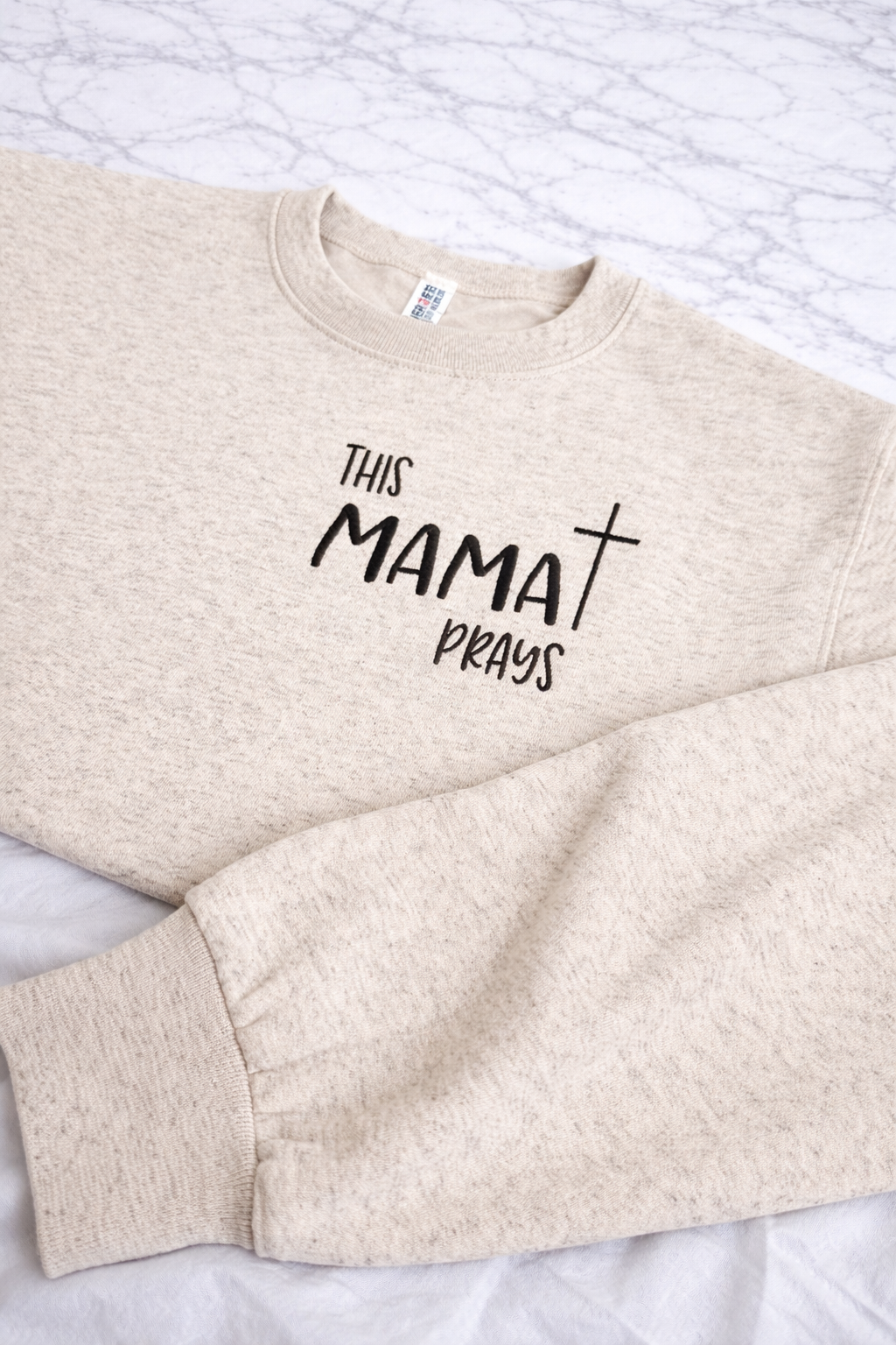 This Mama Prays Crewneck