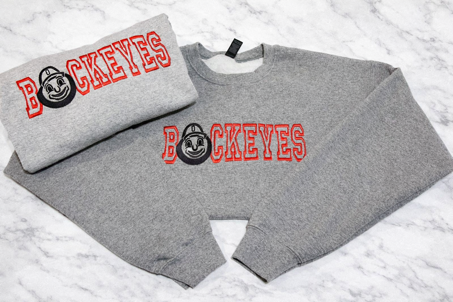 Buckeye Block Crewneck
