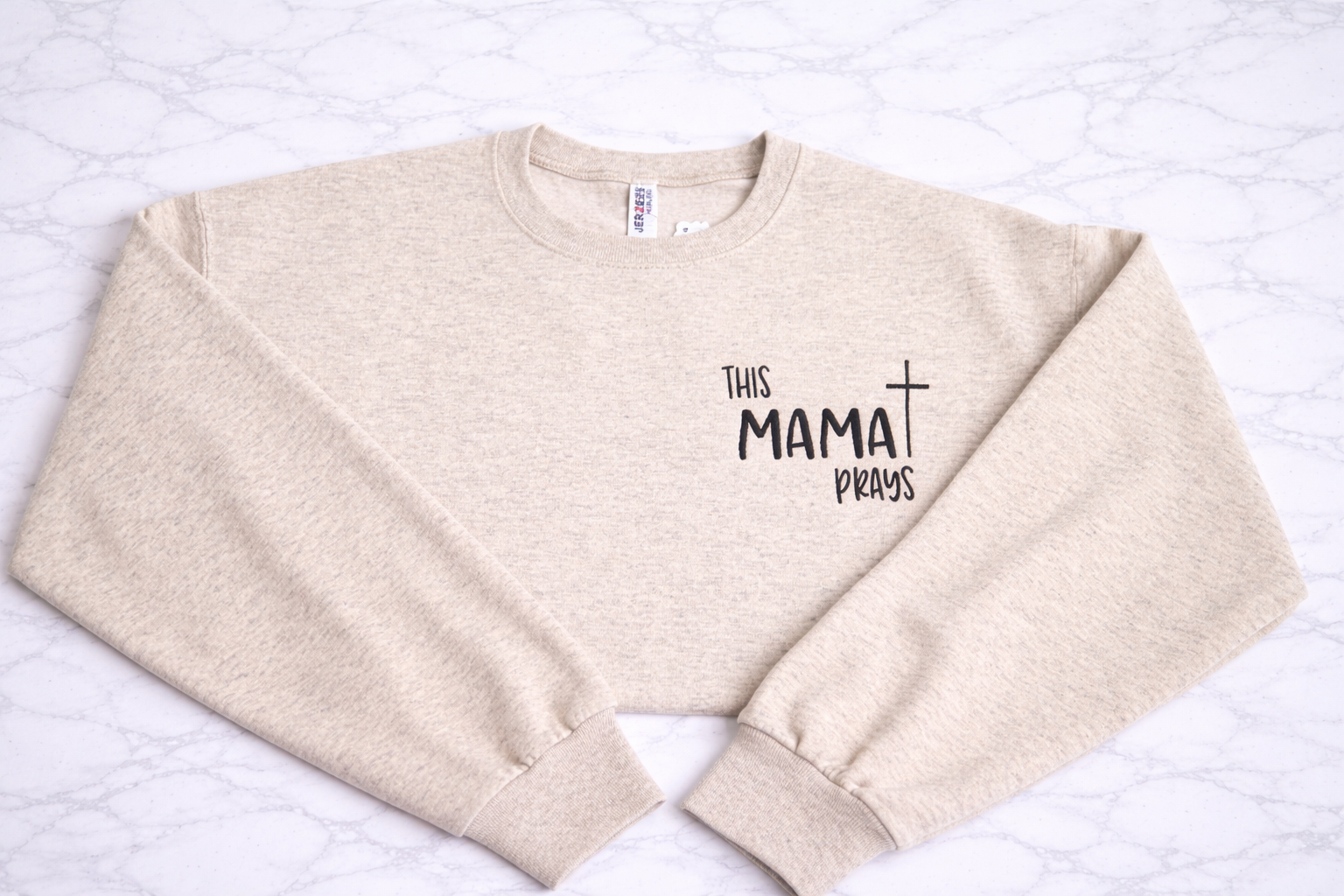 This Mama Prays Crewneck