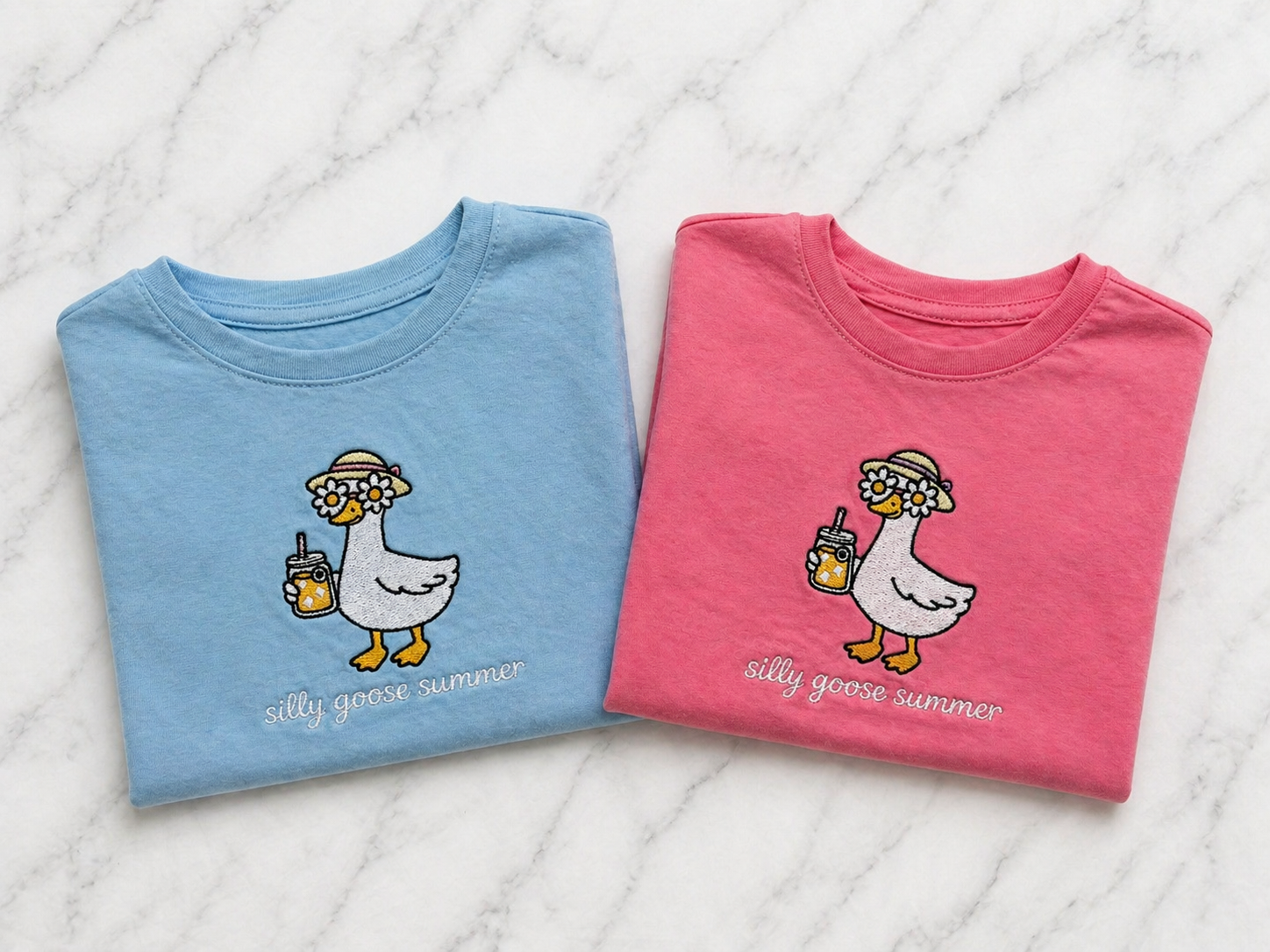 Silly Goose Summer Toddler and Kids Tee 🐥☀️