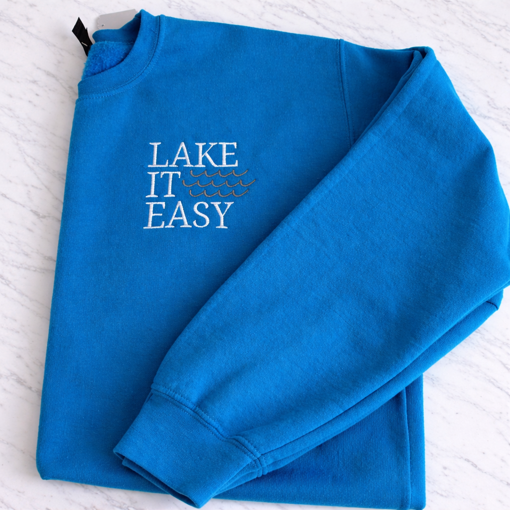Lake It Easy Crewneck