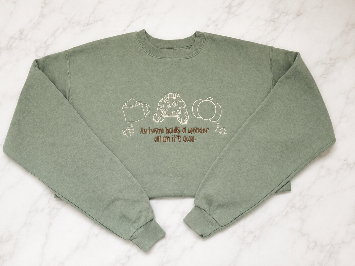 Autumn Holds a Wonder Crewneck