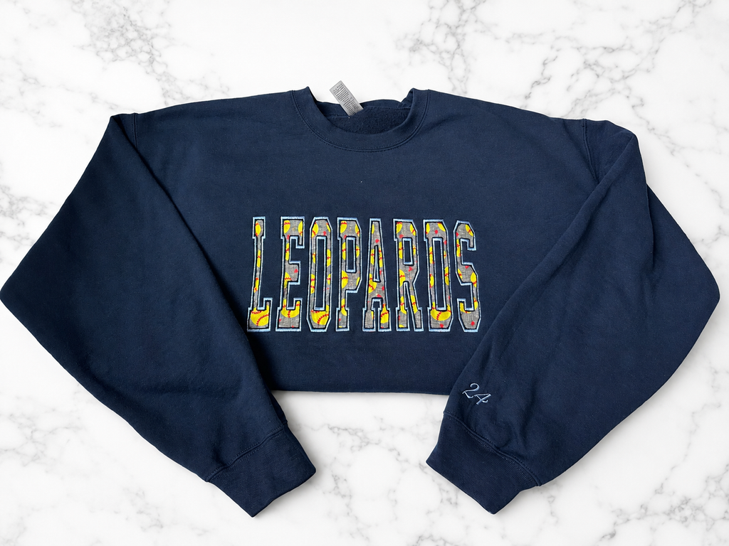 Custom School Name Softball Crewneck