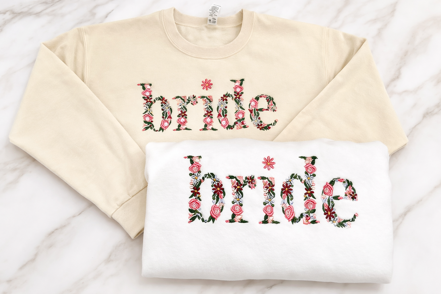 Floral Bride Crewneck