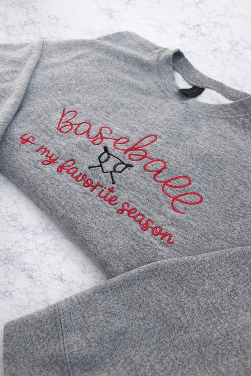 Baseball is My Favorite Season Crewneck