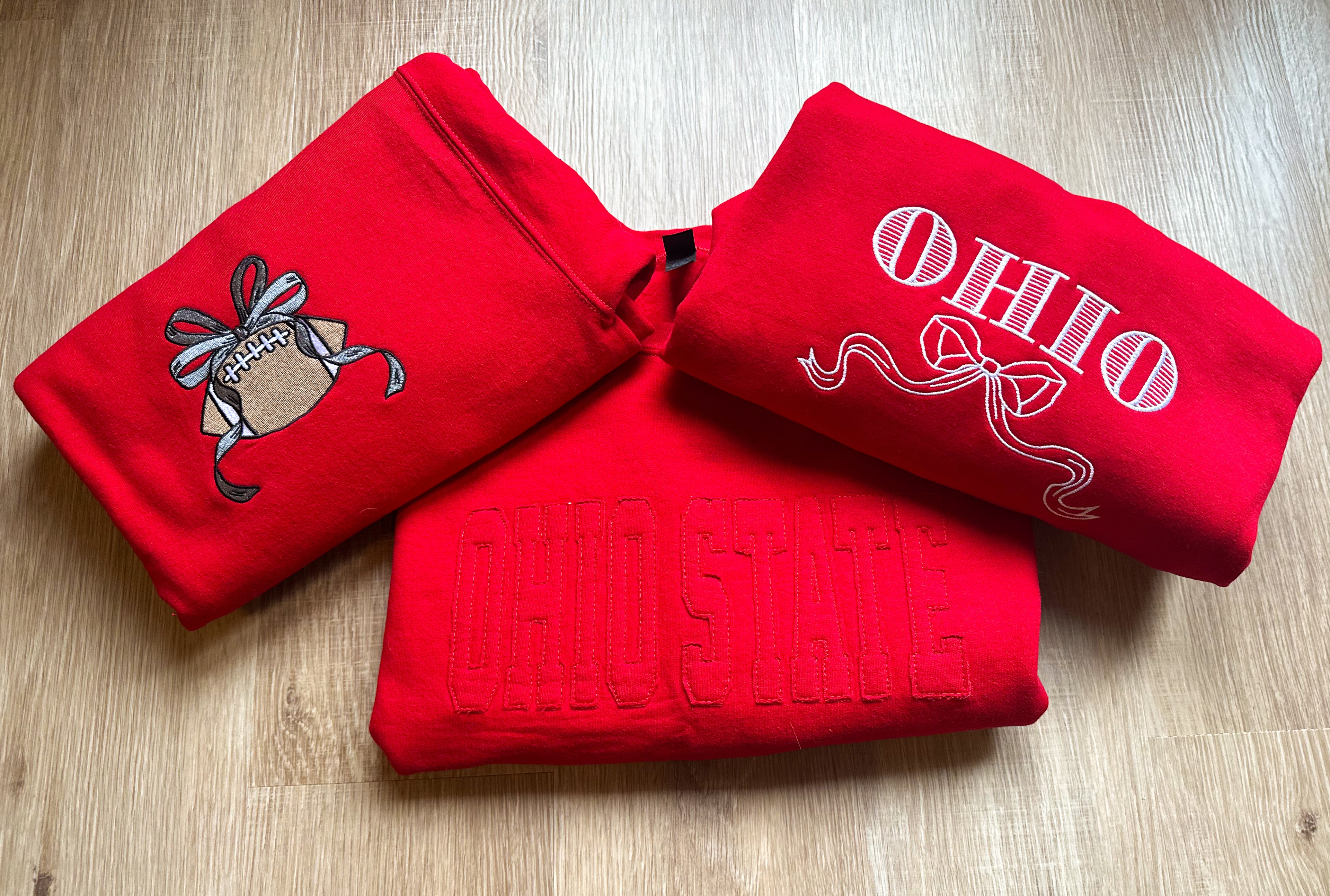 Football Game Day Bow Crewneck