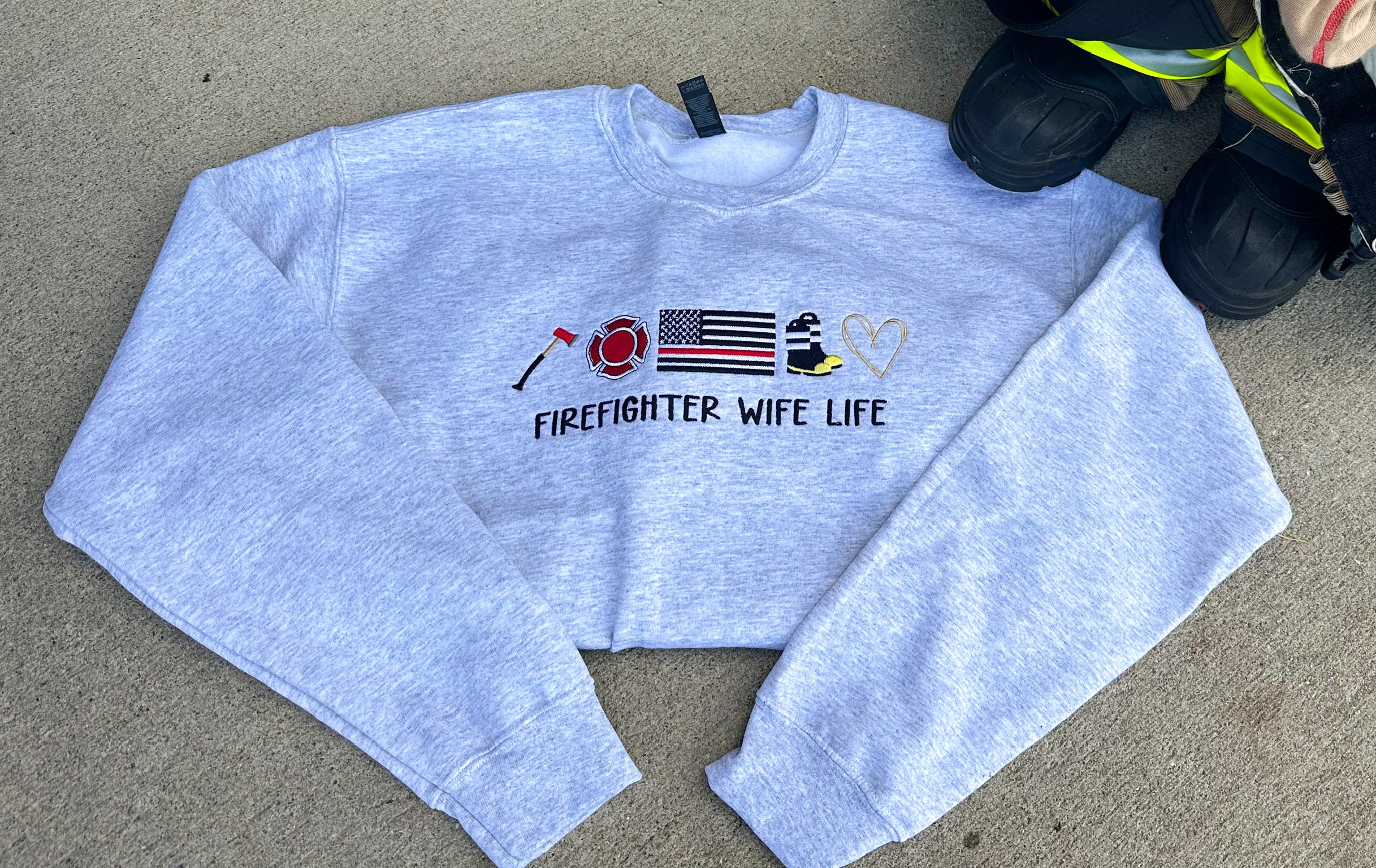 Firefighter Wife/Mom Crewneck