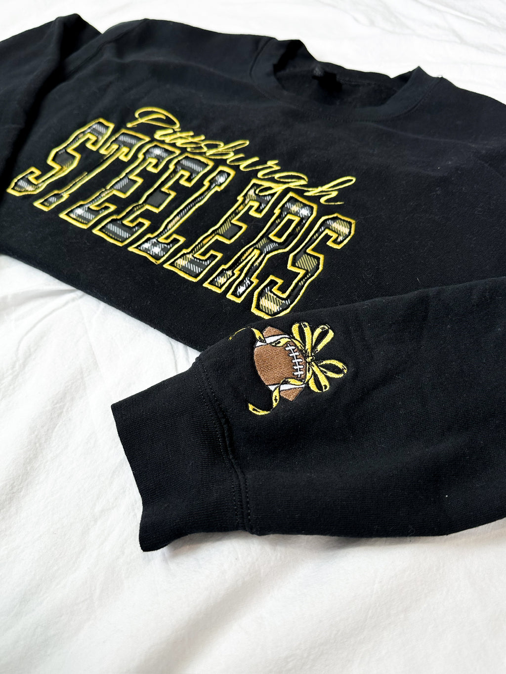 Pittsburgh Steelers Flannel Crewneck