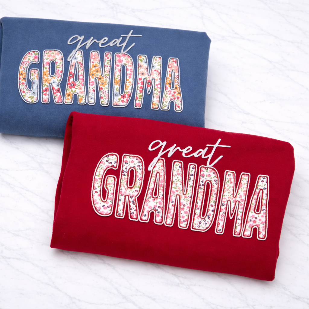Great Grandma Applique Crewneck