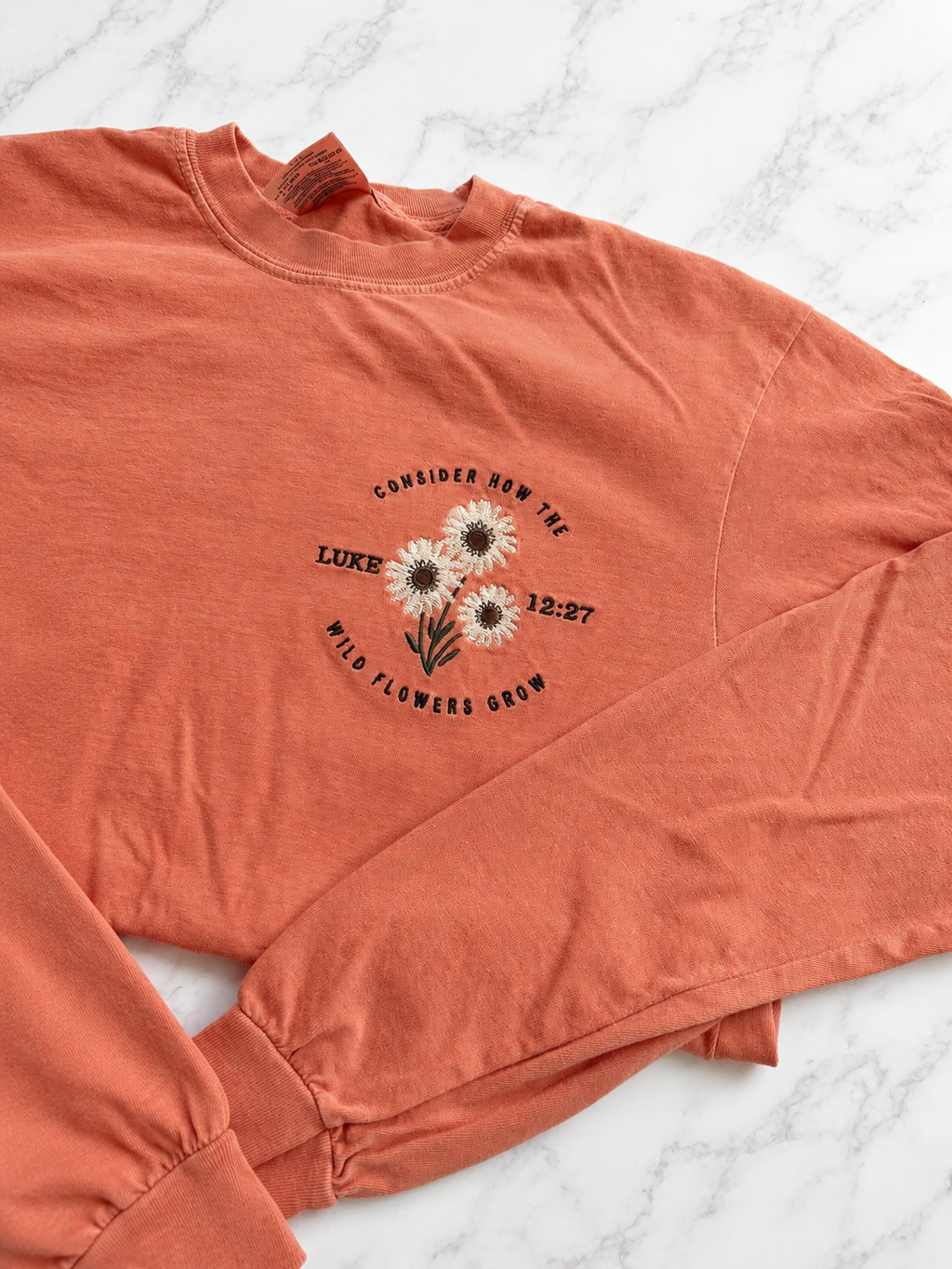 Consider The Wildflowers Long Sleeve Tee