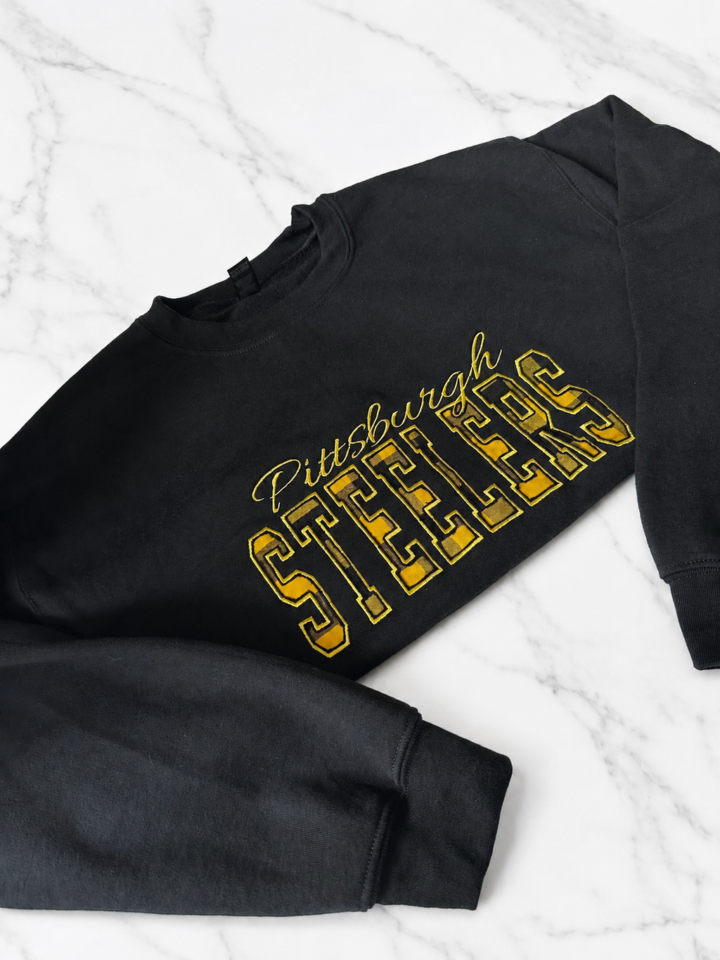Pittsburgh Steelers Flannel Crewneck