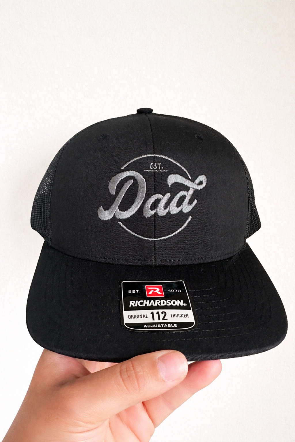 Personalized Dad Est Year Hat