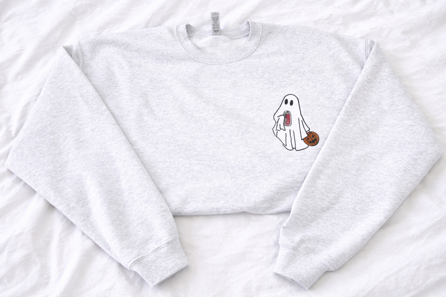 Diet Coke Ghost Crewneck