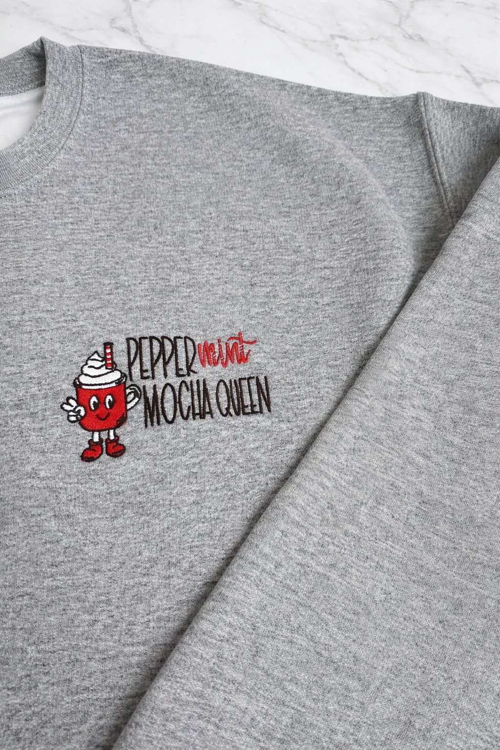 Peppermint Mocha Queen Crewneck