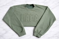 Nana Monotone Appliqué Crewneck