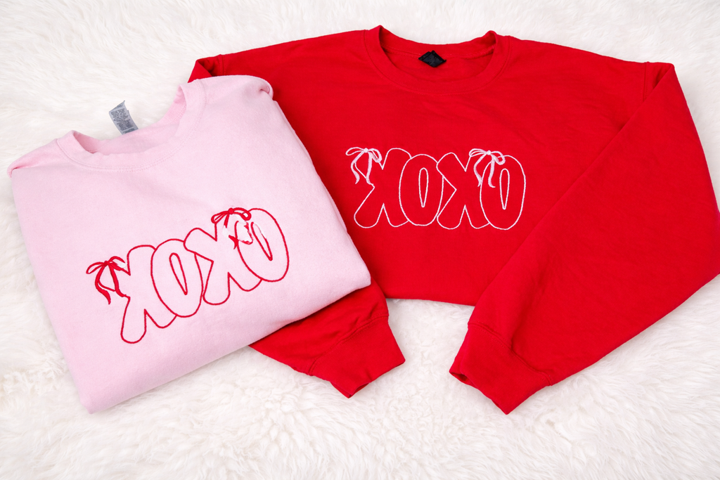 XOXO Bow Crewneck