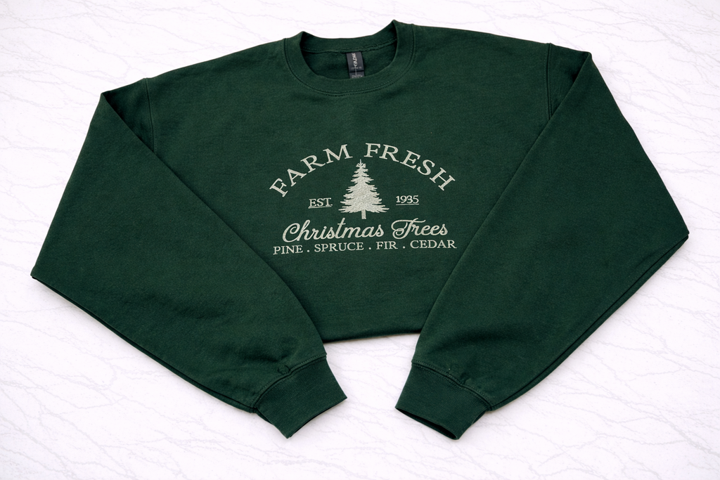 Farm Fresh Christmas Trees Crewneck