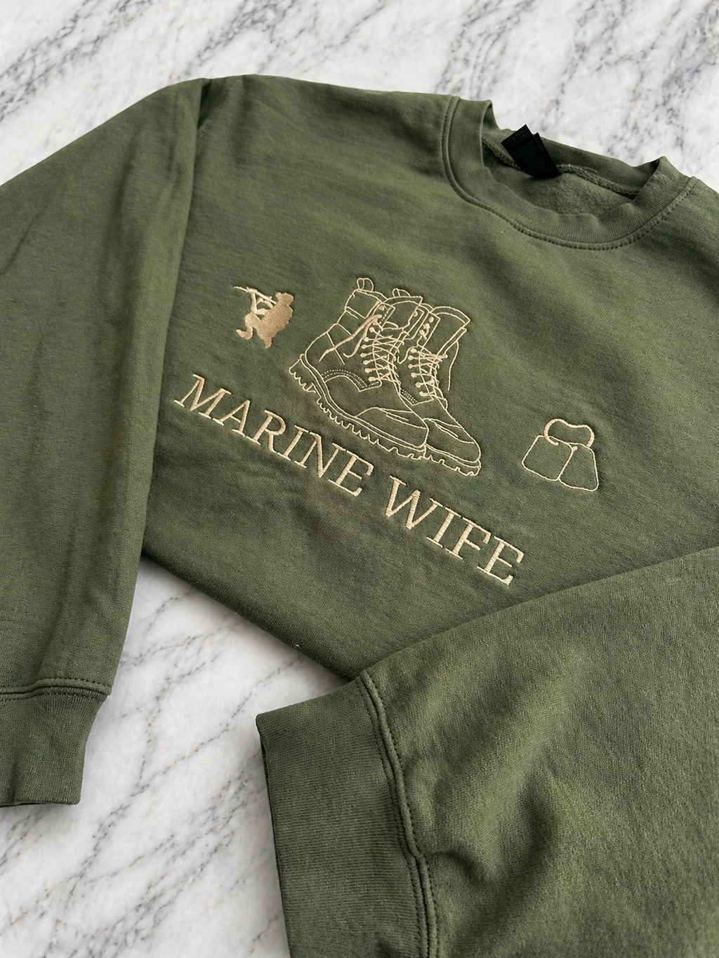 Marine Family Icon Crewneck