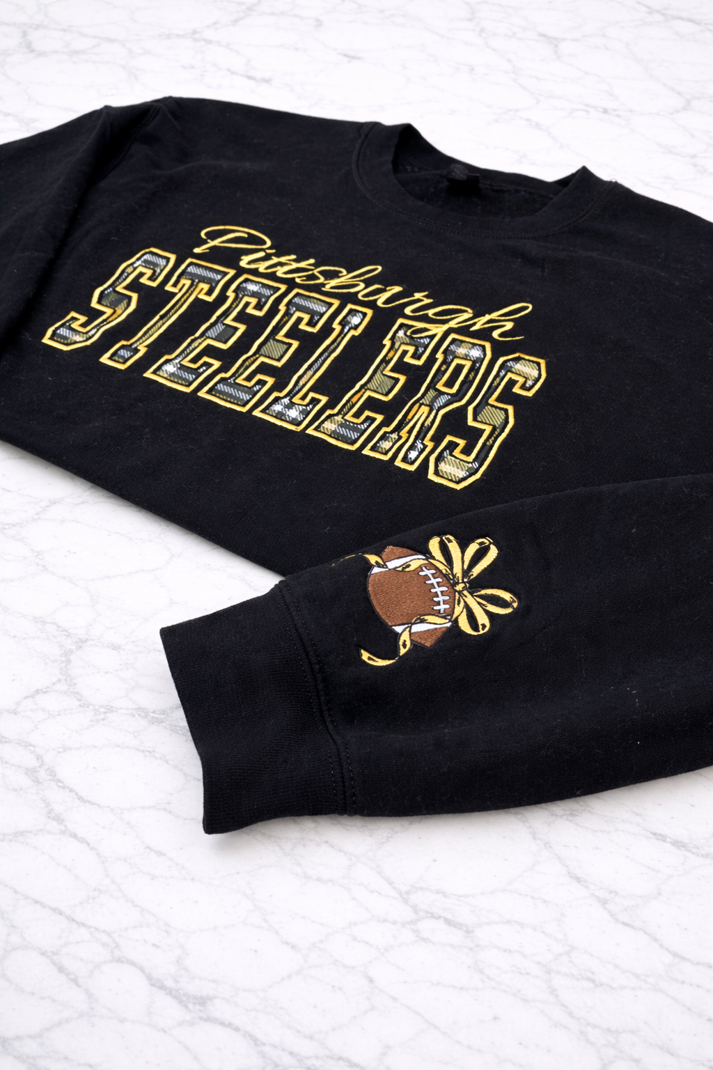 Pittsburgh Steelers Flannel Crewneck