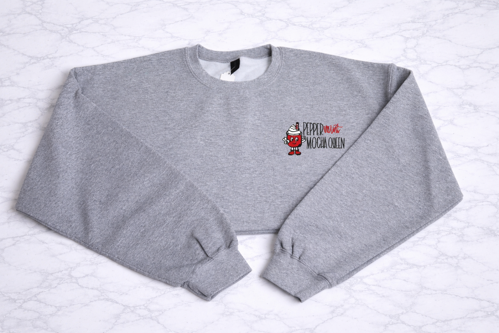 Peppermint Mocha Queen Crewneck