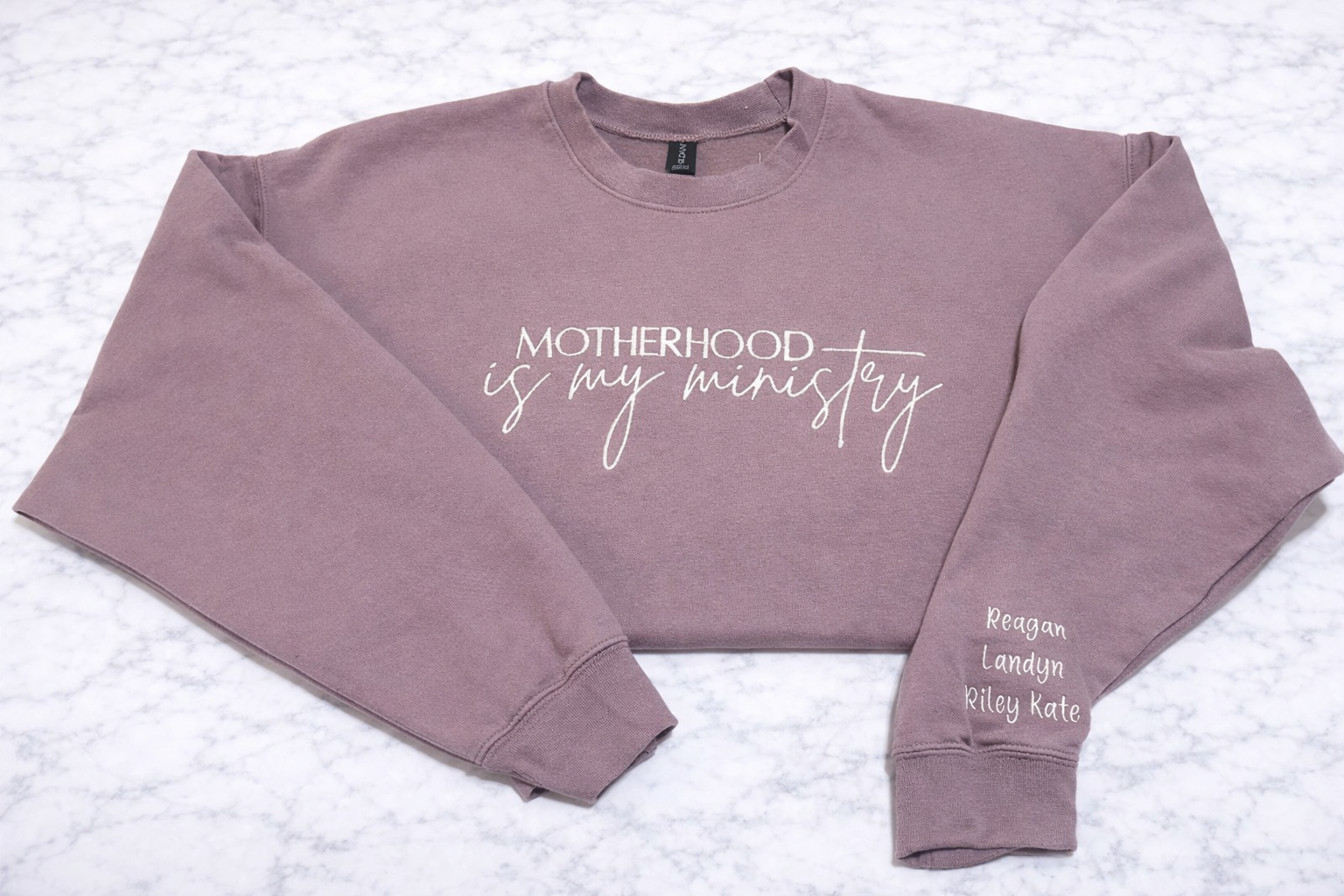 Motherhood is my Ministry Crewneck