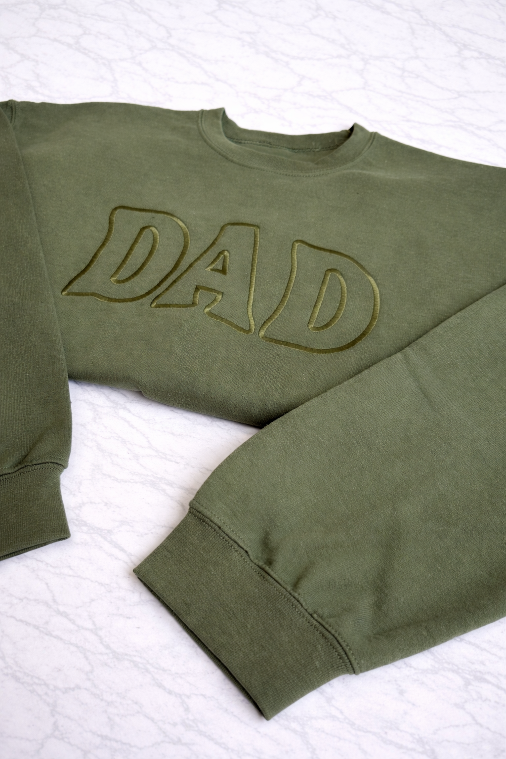 Dad Appliqué or Embroidered Crewneck