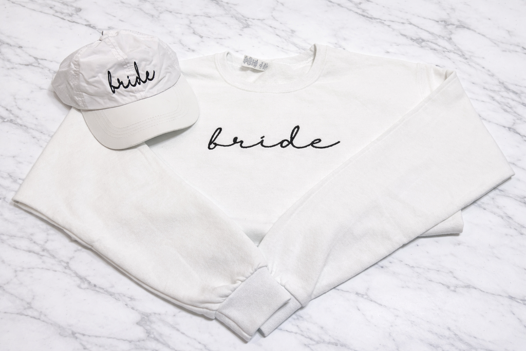 Bride Script Crewneck