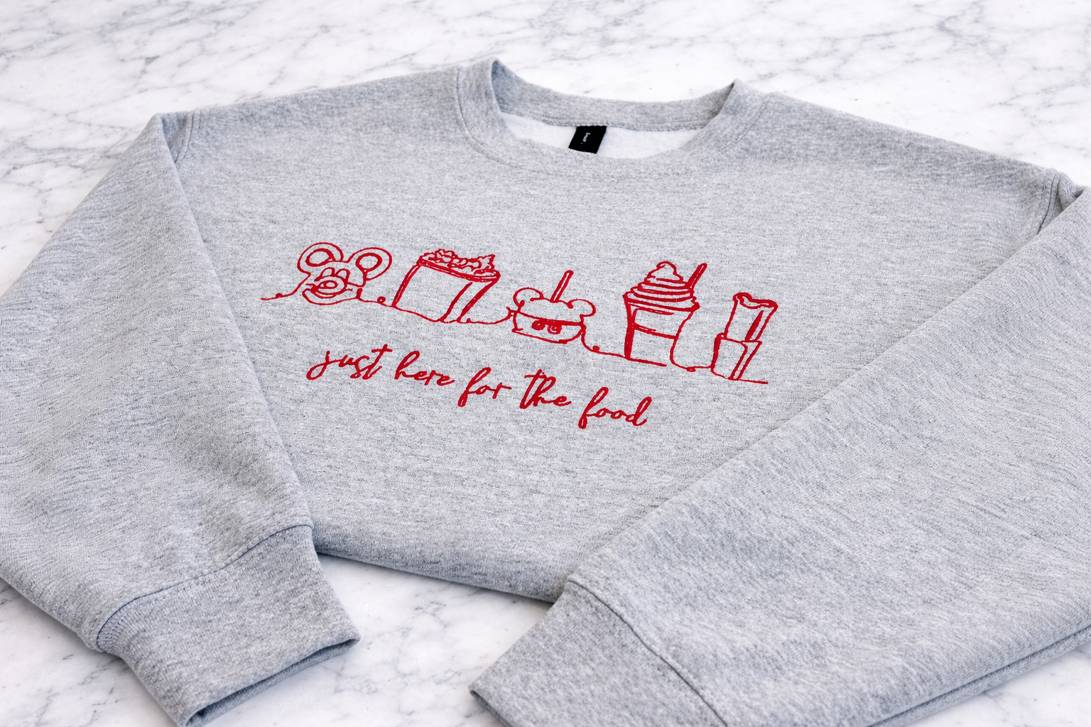 Just Here for the Snacks Crewneck