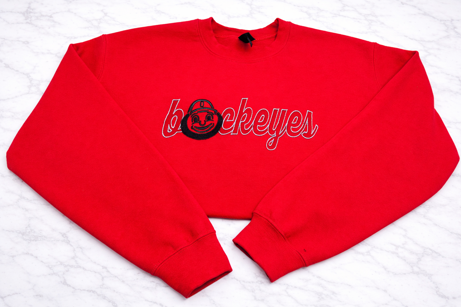 Buckeyes Script Crewneck