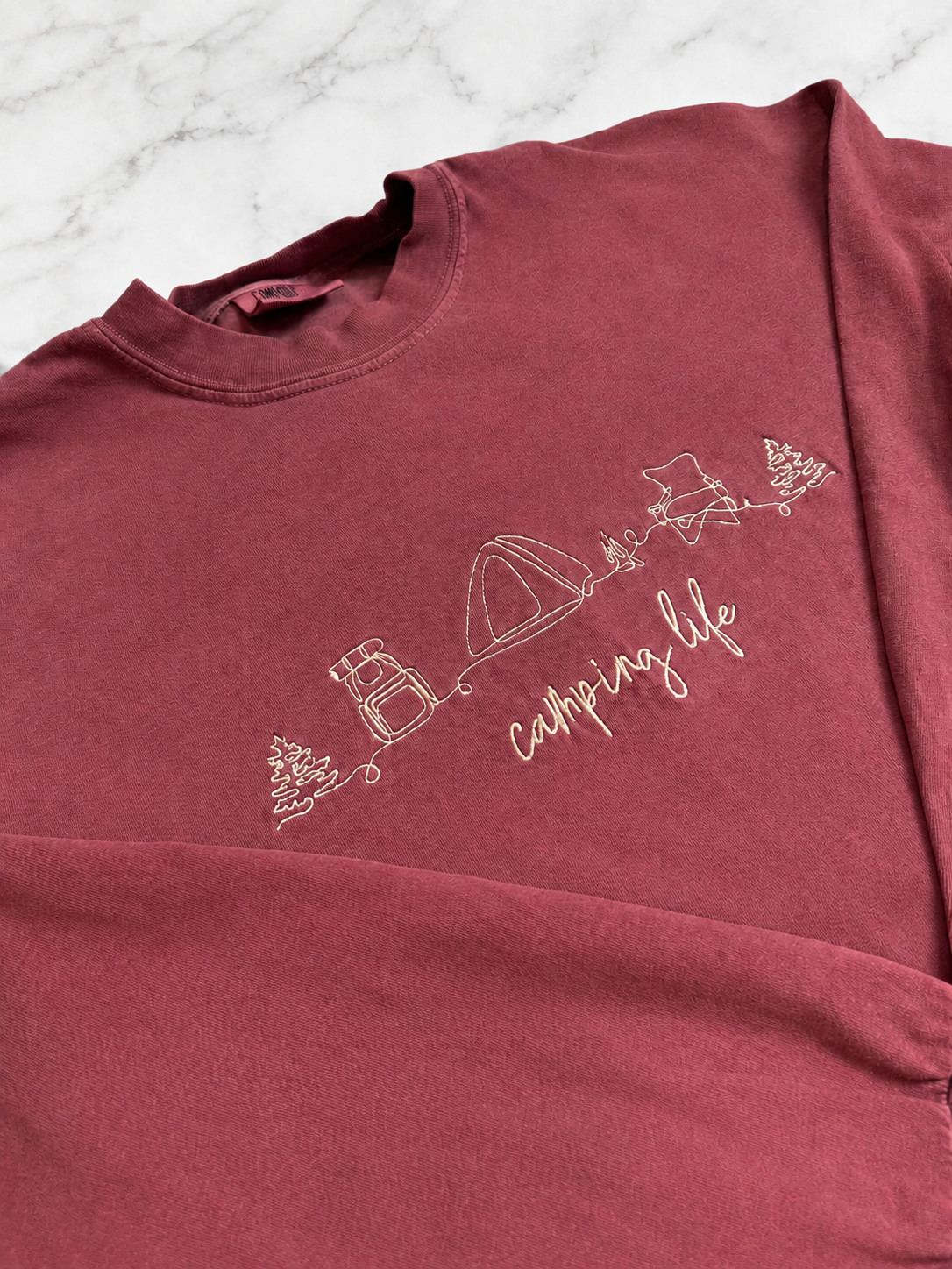 Camping Life Long Sleeve Tee