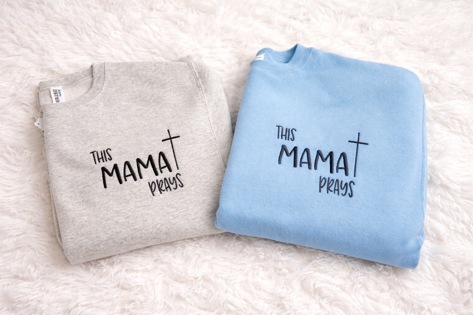 This Mama Prays Crewneck