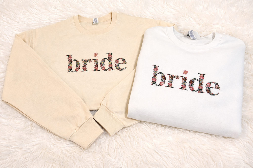 Floral Bride Crewneck