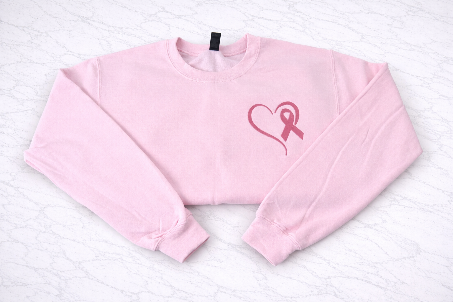 Heart & Ribbon Awareness Crewneck