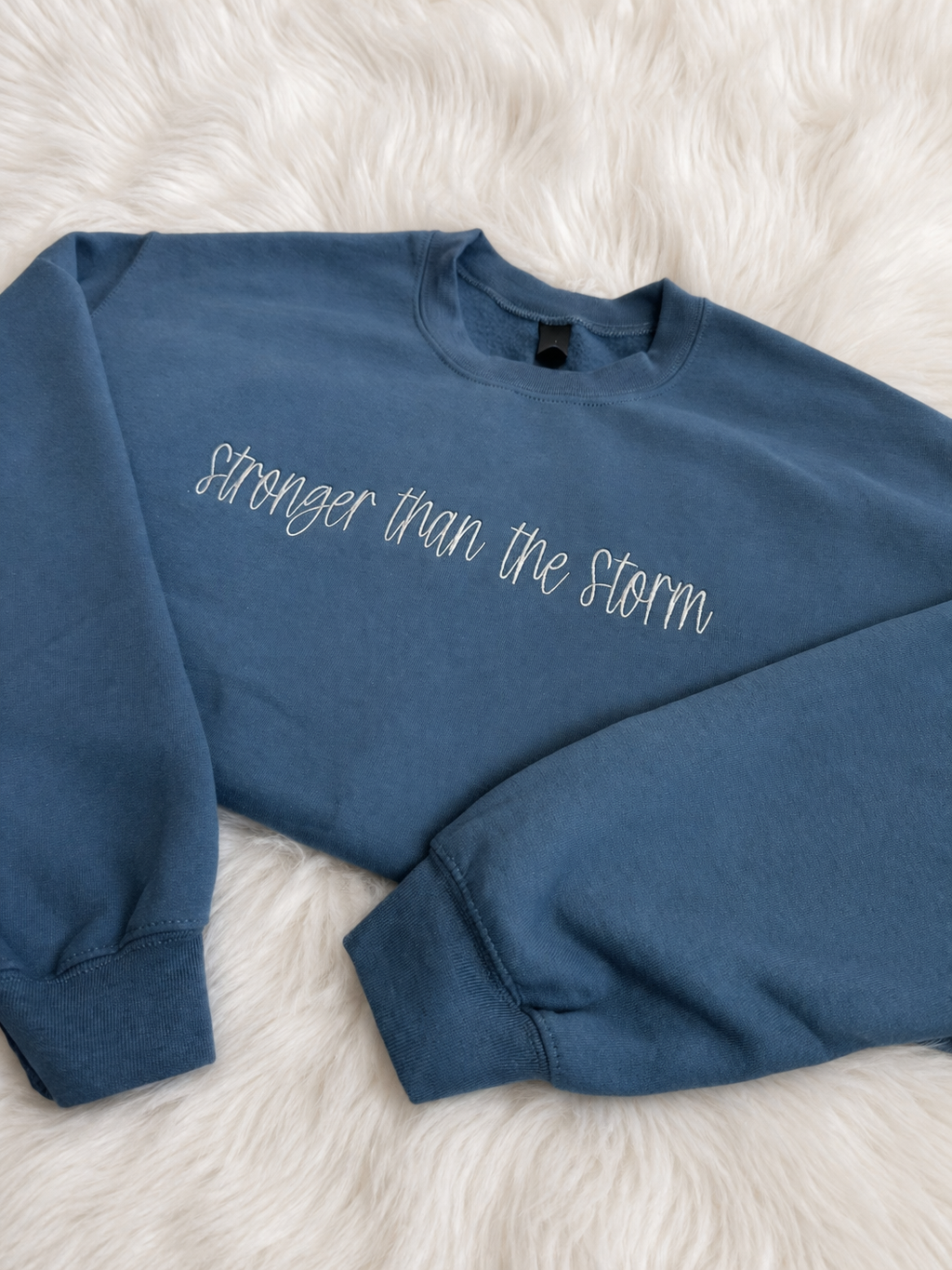 Stronger Than The Storm Crewneck
