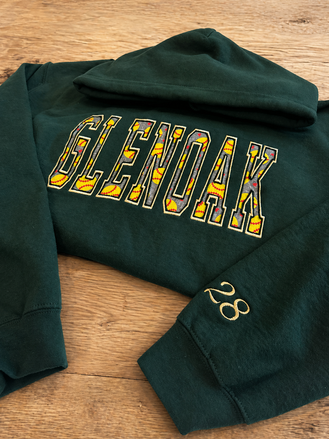 Glenoak Softball Hoodie