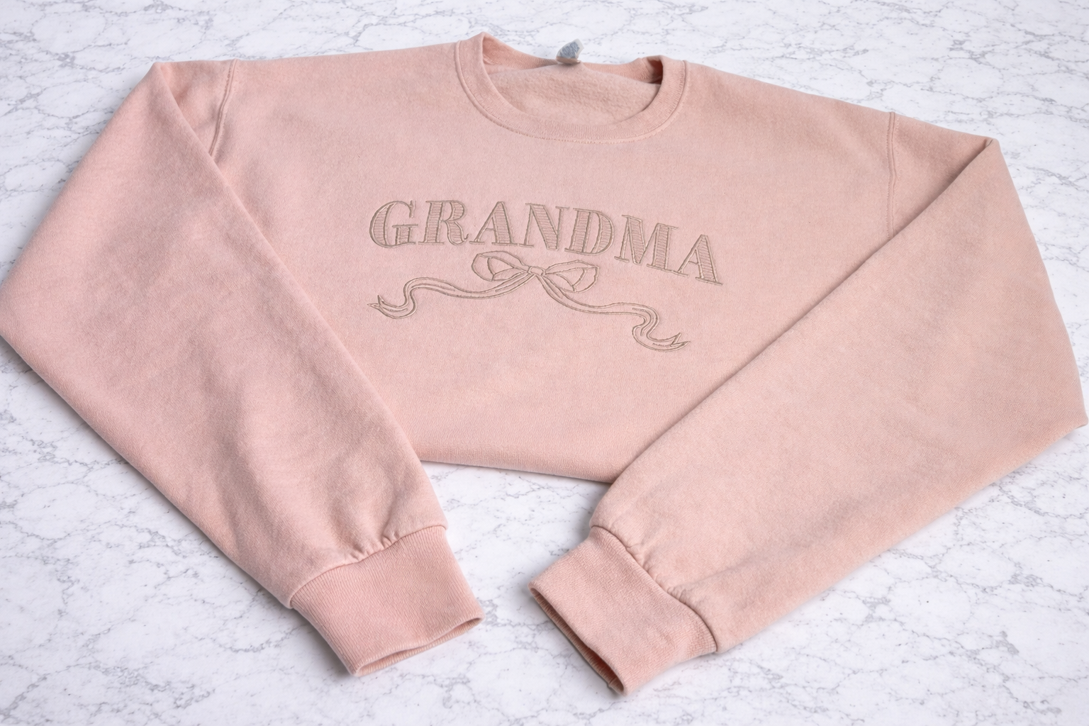Grandma With Bow Crewneck