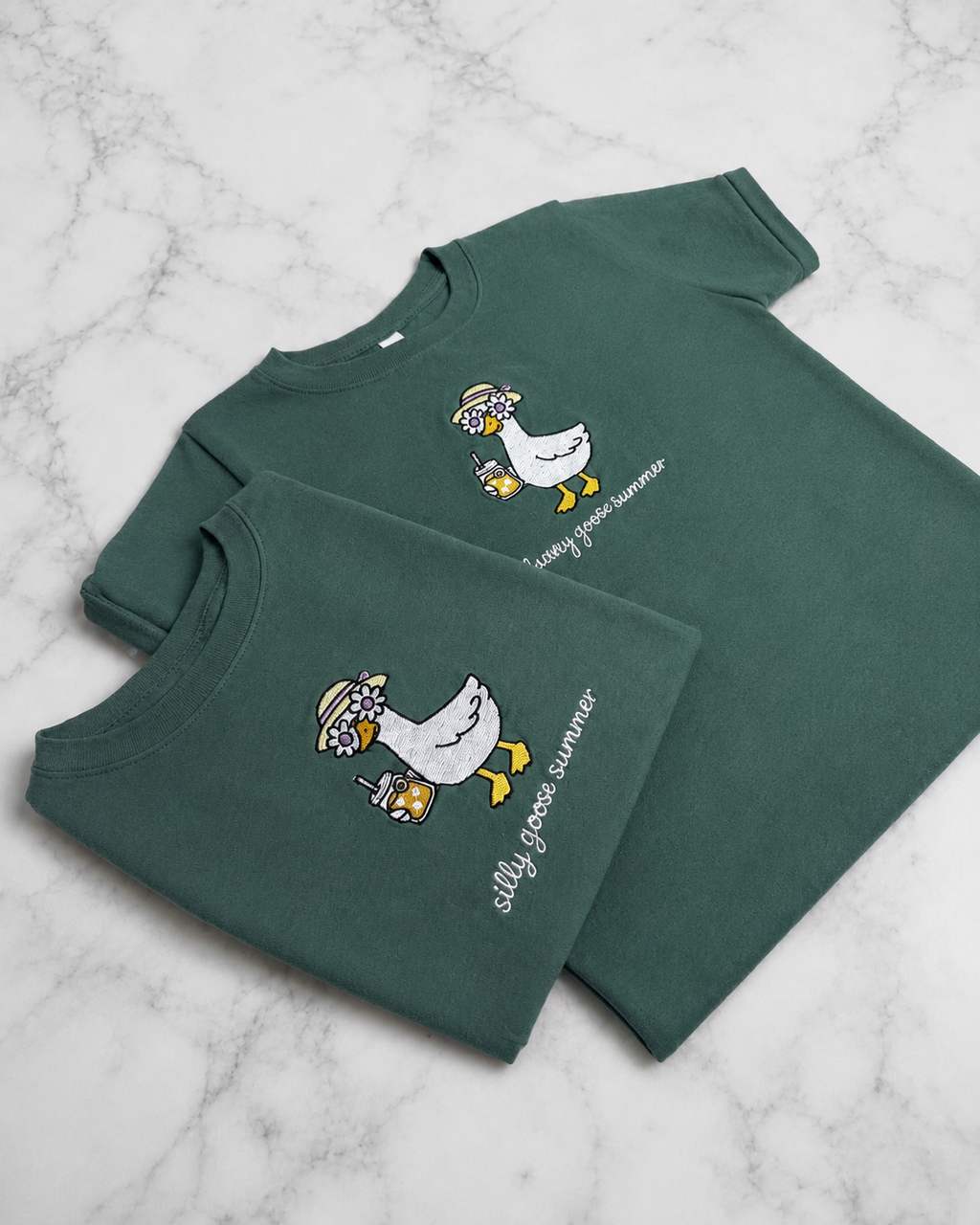 Silly Goose Summer Toddler and Kids Tee 🐥☀️