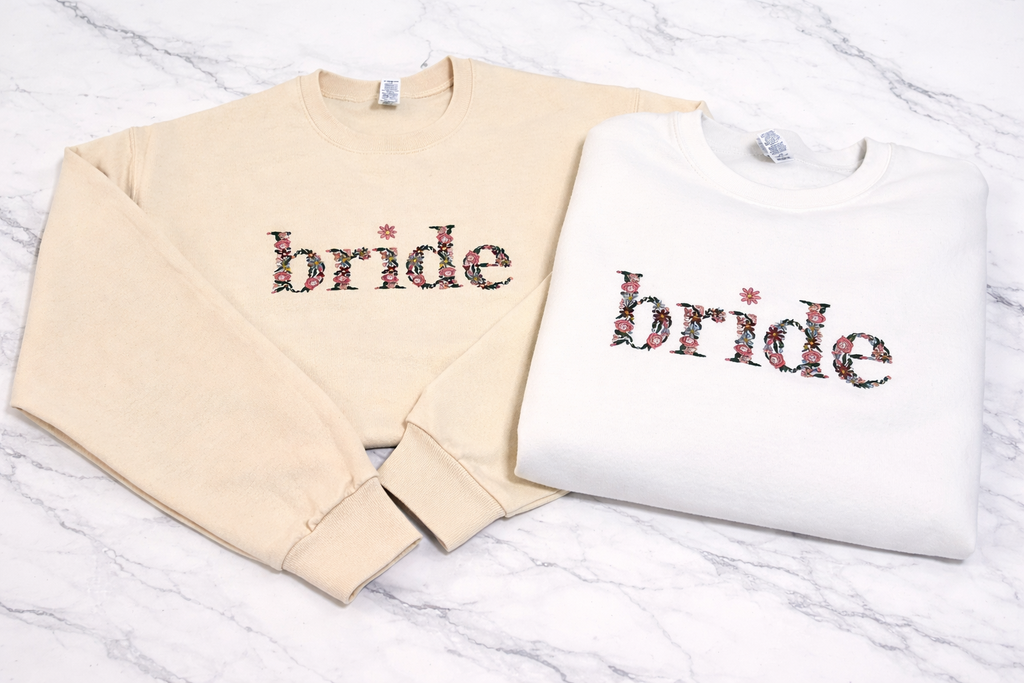 Floral Bride Crewneck