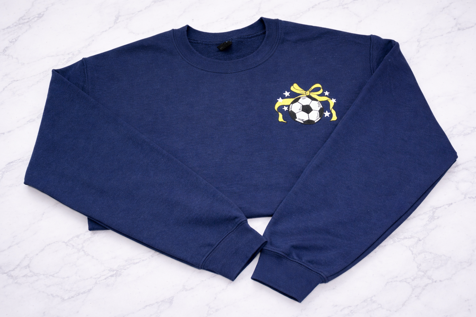 Game Day Soccer Bow Crewneck