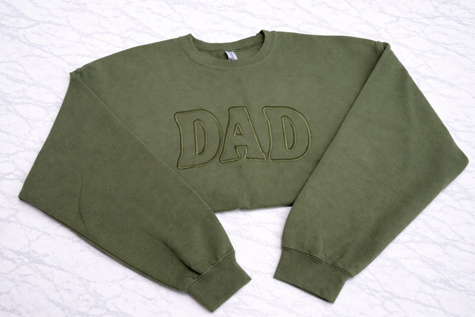 Dad Appliqué or Embroidered Crewneck