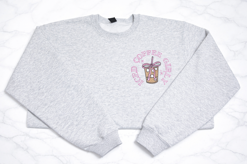 Iced Coffee Girly Crewneck
