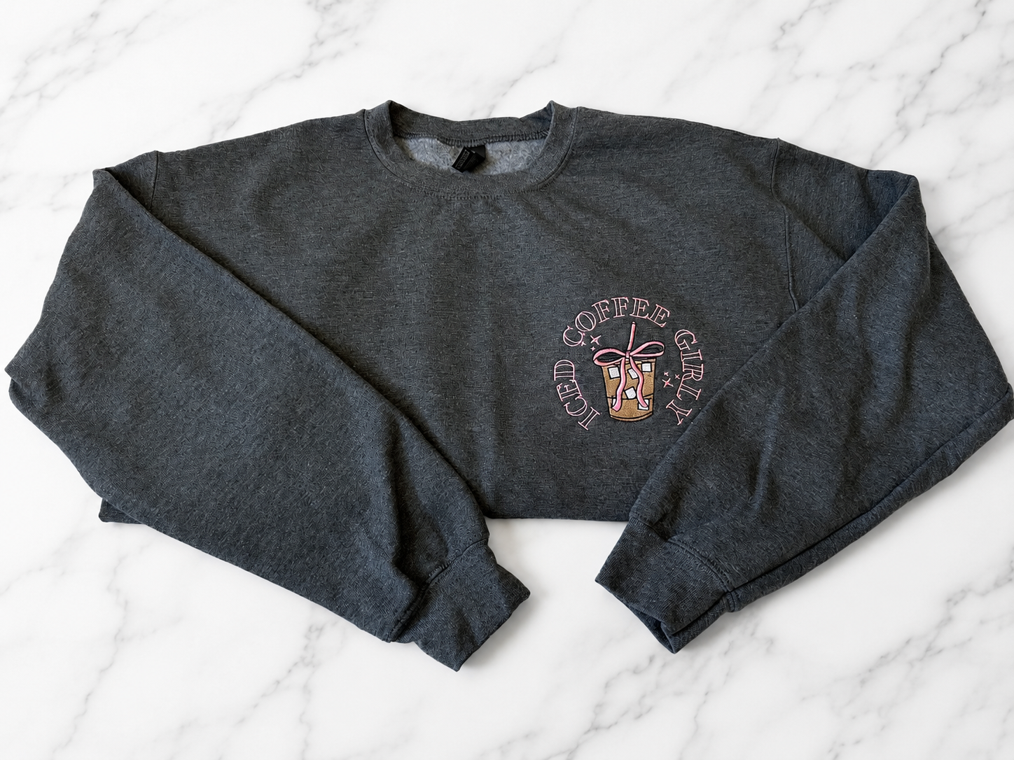 Iced Coffee Girly Crewneck