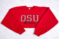 OSU Floral Reverse Applique Crewneck