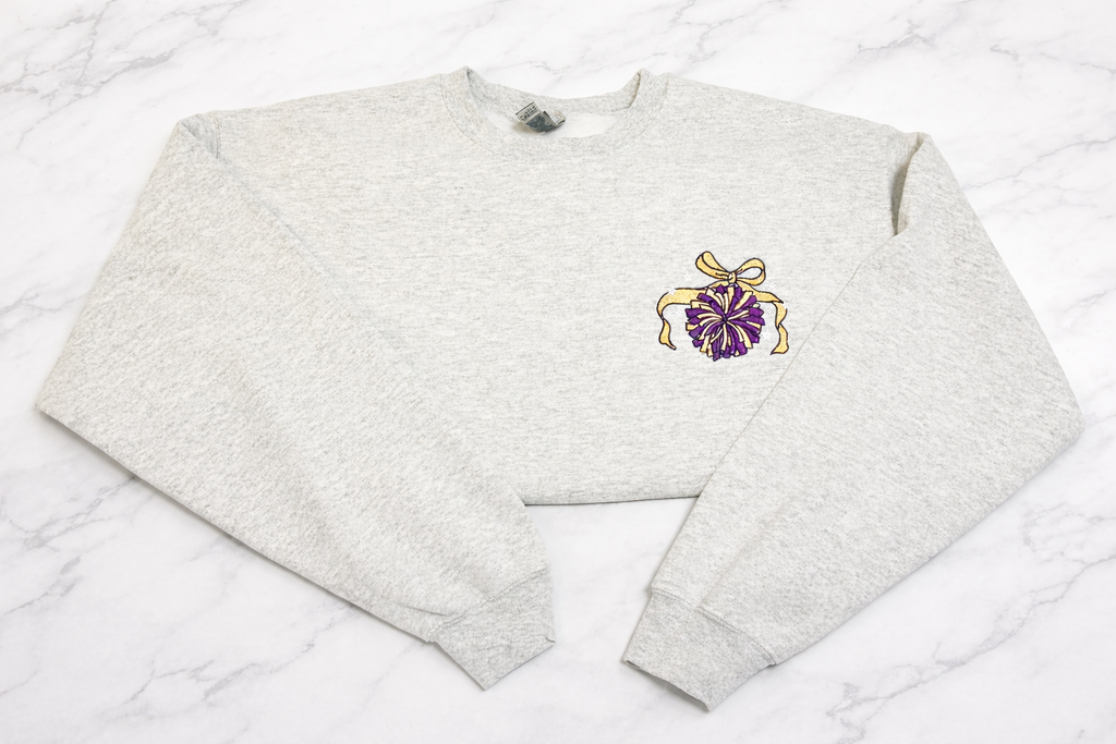 Game Day Cheer Bow Crewneck